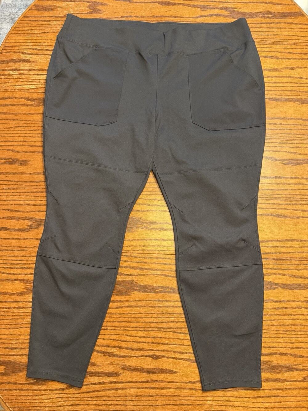 Carhartt Force Fitted Leggings Womens 2X Black Reinforced Knee Utility